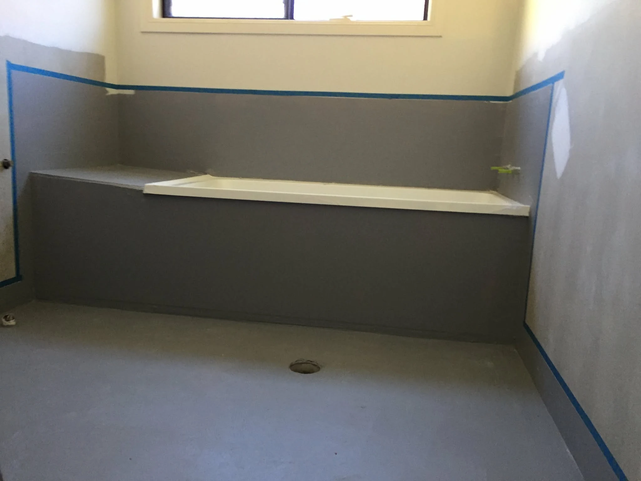 Bath-area waterproofing